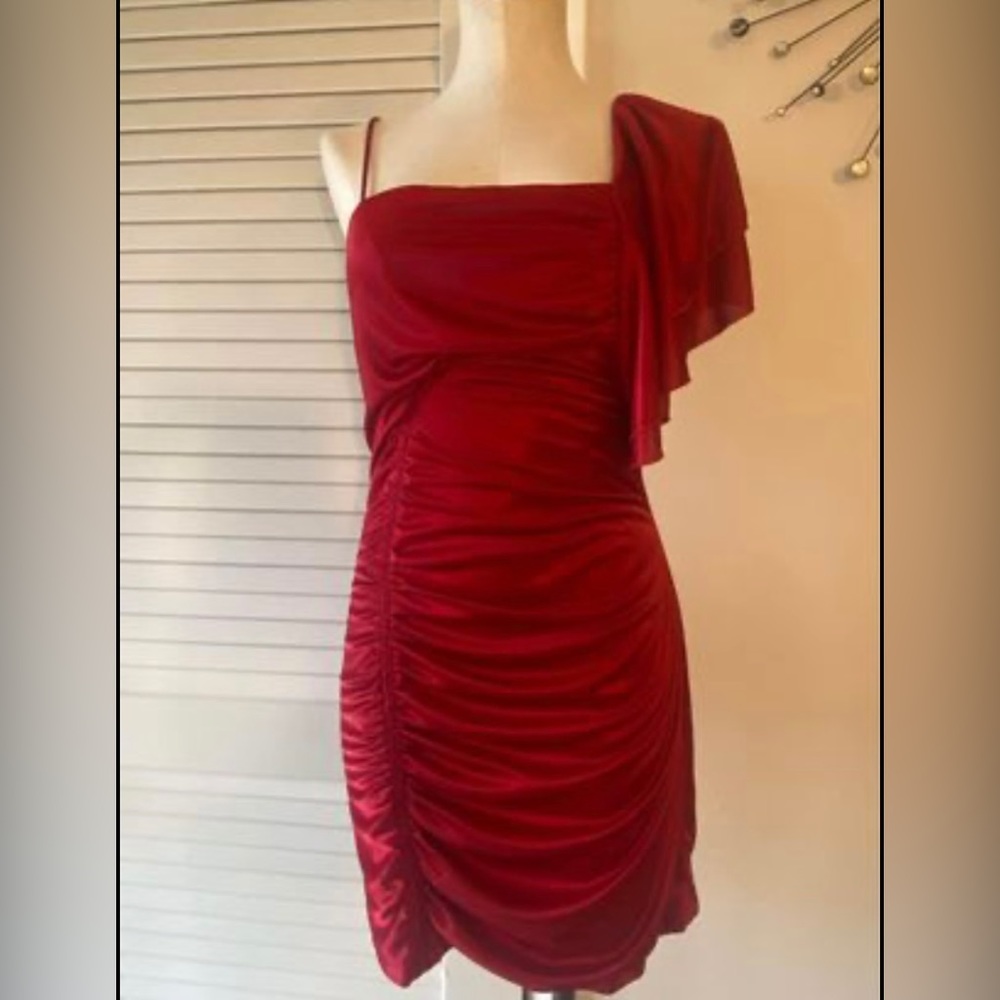 Vintage Red “Teeze Me” Formal Dress- Size Small